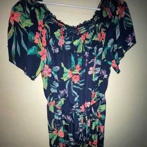 FLORAL LIGHT WEIGHT JUMPER